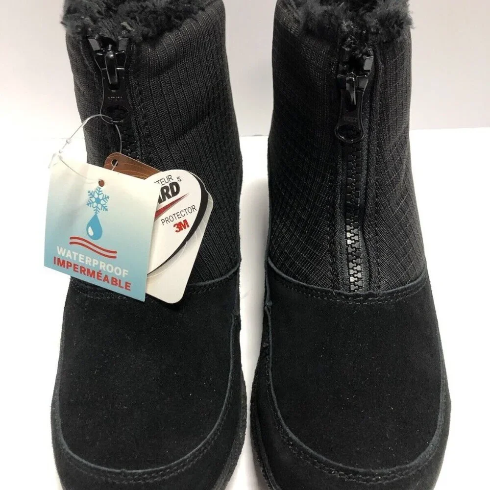Propet Women’s Hedy, Black Ankle Boots, Size 6.5 M